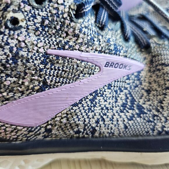 Brooks Ghost 11 Running Shoes Sz 10 Blue Purple Lightweight Cushion Sneakers - Picture 11 of 12